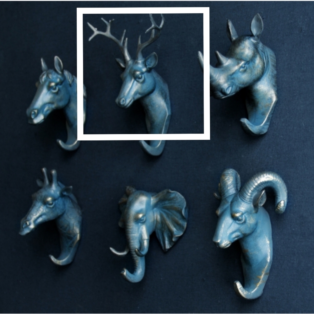 🧡IN STOCK🧡GREEN/BLUE DEER Shaped wall hook